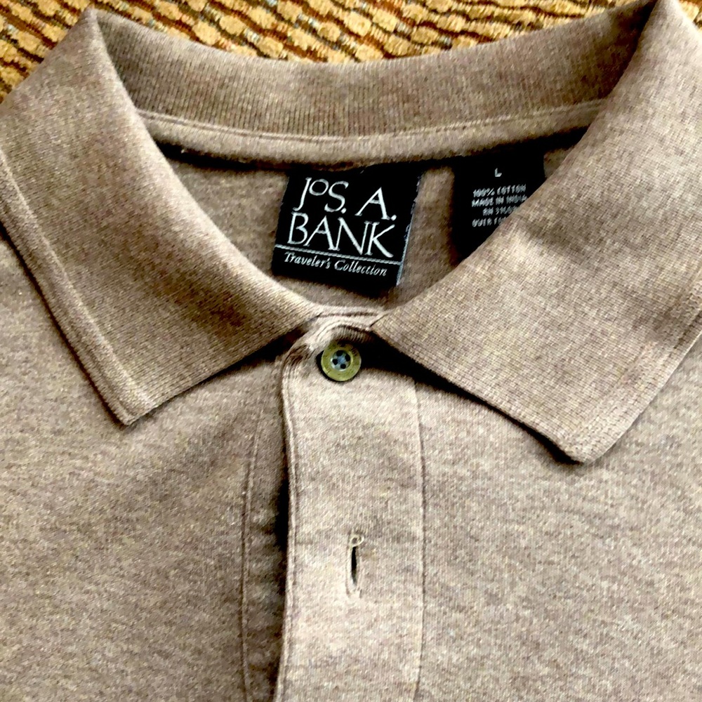 Jos. A. Bank long sleeve polo shirt Travelers